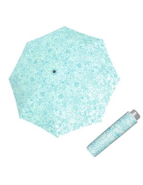 Doppler Zložljivi dežnik Mini Light Giardino moder 722165F33