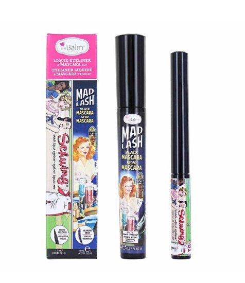 theBalm Komplet dekorativne kozmetike (komplet tekočega črtala za oči in maskare)