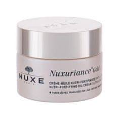 Nuxe Nuxuriance Gold Nutri-Fortifying Oil-Cream regeneracijska krema proti staranju za suho kožo 50 ml za ženske