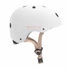 Čelada za freestyle Movino belo-rožnata,, M (54-58cm), P-108-M