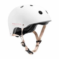Čelada za freestyle Movino belo-rožnata,, M (54-58cm), P-108-M