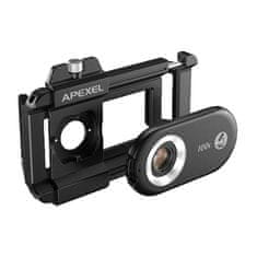 Apexel 3x objektiv / mikroskop CPL za pametni telefon Apexel APL-MS3IN1, 200x / 150x / 100x