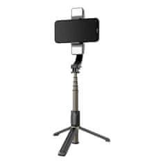 Apexel Gimbal/stativ z lampo APEXEL Q08d (črni)