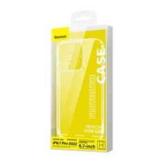 BASEUS Zaščitni komplet Baseus SuperCeramic prozoren, stekleni etui in kaljeno steklo za iPhone 14 Plus