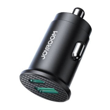 1 to 3 Avtopolnilec Joyroom Jr-Ccn16 Mini 15W Črn