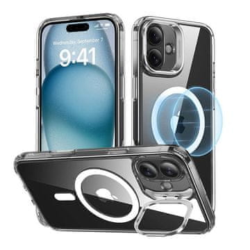 ESR  Classic Hybrid HaloLock ovitek s stojalom za iPhone 16 Plus