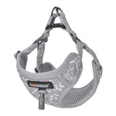 Dogness Dogness sprehajalna garnitura 1,5 m + pas za psa (svetlo siva)
