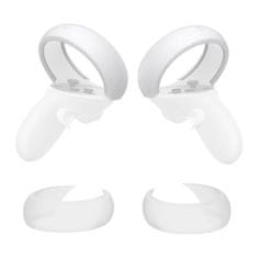 Kiwi Design Zaščitni ovitek za krmilnike Kiwi Design Q26-2.1 za Meta Quest 2, bel