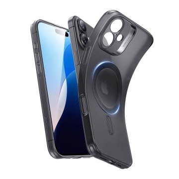 ESR Etui Zero Clear (HaloLock) ESR za iPhone 16 Plus (črno)