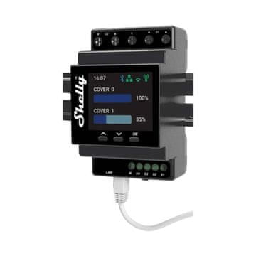 Shelly  Pro Dual Cover PM DIN Rail Controller z merjenjem moči