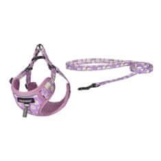 Dogness Dogness sprehajalna garnitura 1,5 m + pas za psa (roza)