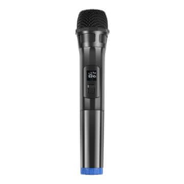 Puluz PULUZ PU628B 3,5 mm brezžični dinamični UHF mikrofon (črn)