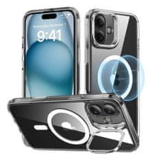 ESR Etui Classic Hybrid (HaloLock) ESR z stojalom za iPhone 16 (prozoren)