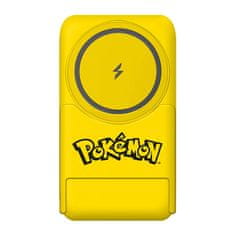 OTL Magnetna powerbanka OTL 5000 mAh, USB-C 15 W, Pokemon Pikatchu s stojalom (rumena)