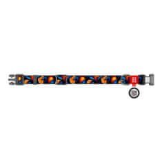 WAUDOG Nylon ovratnik z QR kodom za psa Waudog „Pomaranče“, velikost XL