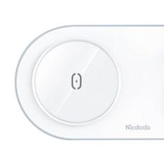 Mcdodo Brezžični polnilnik Mcdodo CH-7060 3v1 15W (telefon/TWS/Apple watch) bel