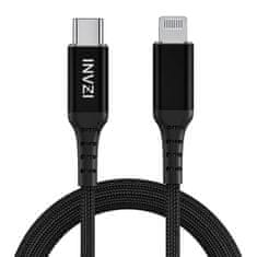 INVZI USB-C kabel za Lightning INVZI, MFi, 2 m (črn)