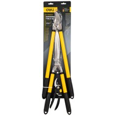 Deli Tools Komplet treh škarij za obrezovanje Deli Tools EDL580003, (rumene)