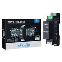 Shelly 2-kanalni rele za DIN-profil z merjenjem energije Shelly Qubino Pro 2PM Z-Wave