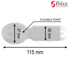 Ibiza MINI MASAŽER Ibiza Pocket Wand Black