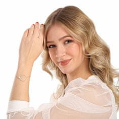 JwL Luxury Pearls Minimalistična srebrna zapestnica s pravim biserom JL0859