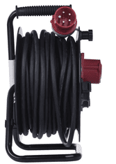 Emos kolutni podaljšek zunanji, 25 m, 3 vtičnice, guma, 230V/400V, 1,5 mm2 (P192250)