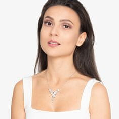 Guess Bleščeča ženska ogrlica Lily JUBN05116JWRHT/U
