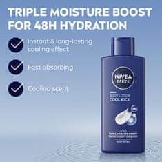 Nivea Losjon za telo Cool Kick za moške 400 ml