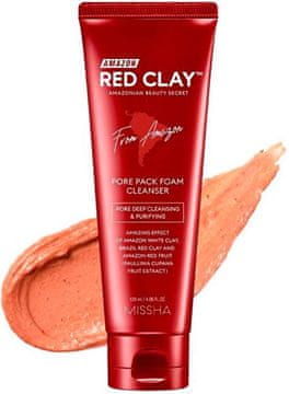MISSHA Amazon Red Clay pena za čiščenje (pena za čiščenje por) 120 ml
