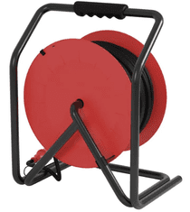 Emos kolutni podaljšek, 50 m, 4 vtičnice, guma, 230V, 2,5 mm2, zunanji, črn (P19221)