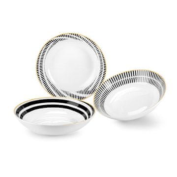 FADE MAISON 18-delni set krožnikov New Age / porcelan
