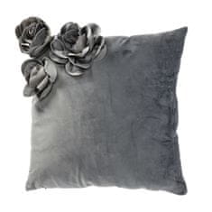StarDeco Dekorativna blazina Vrtnica 45x45cm / kvadratna / več barv / poliester, žamet