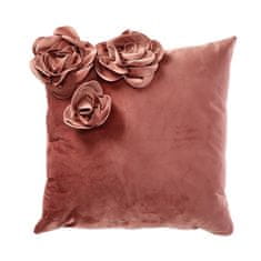 StarDeco Dekorativna blazina Vrtnica 45x45cm / kvadratna / več barv / poliester, žamet