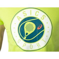 Asics Majice obutev za trening zelena M Padel