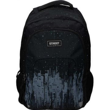 Street Šolski nahrbtnik Round Light City z odsevniki in stranskimi žepi
