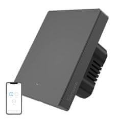 Sonoff Pametni stenski stikalo WiFi SONOFF M5-1C-80 (1-kanalni, za okvir, grafitni)