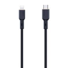 Aukey USB-C kabel za Lightning Aukey CB-SCL1, 27 W, 1 m (črn)