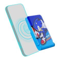 OTL Magnetni powerbank OTL 5000 mAh, USB-C 15 W, Sonic The Hedgehog s stojalom (modra)