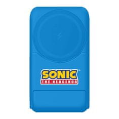 OTL Magnetni powerbank OTL 5000 mAh, USB-C 15 W, Sonic The Hedgehog s stojalom (modra)
