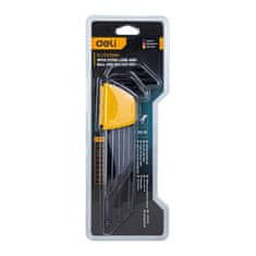 Deli Tools Komplet dolgih imbus ključev Deli Tools EDL232309H, 1,5–10 mm, 9 kosov