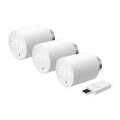 Shelly Termostatski glava Shelly WiFi/BLU TRV (3 kosi z centralno enoto)