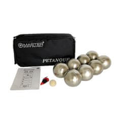 Master Set za petanko MASTER 8 mat zlatih kroglic iz najlona