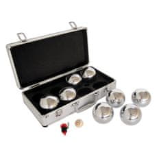 Master Set za petanko MASTER 8 kromiranih kroglic F.I.P.J.P. v aluminijastem ohišju