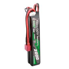 Gens Ace Akumulator Gens Ace 25C 2000mAh 2S2P 7,4V Saddle Airsoft Gun Lipo z konektorjem Mini Deans(T) Plug