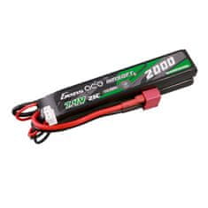 Gens Ace Akumulator Gens Ace 25C 2000mAh 2S2P 7,4V Saddle Airsoft Gun Lipo z konektorjem Mini Deans(T) Plug