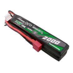 Gens Ace Akumulator Gens Ace 25C 2000mAh 2S2P 7,4V Saddle Airsoft Gun Lipo z konektorjem Mini Deans(T) Plug