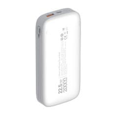 LDNIO Powerbank LDNIO PQ20 22,5 W 20000 mAh USB-C, Lightning (bela)