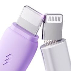 Joyroom Joyroom Colorful USB kabel 3v1 za USB-C/Lightning/Micro USB 3,5 A, 1 m (vijoličen)