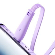 Joyroom Joyroom Colorful USB kabel 3v1 za USB-C/Lightning/Micro USB 3,5 A, 1 m (vijoličen)