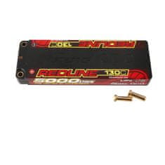 Gens Ace Akumulator Gens ace Redline Series 5000mAh 7,4V 130C 2S1P HardCase 56# HV Lipo